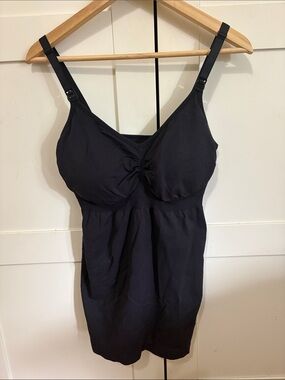 New Bravado Black Nursing Cami with Built-In Bra